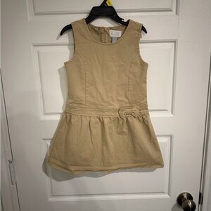 The Children's Place Tan Casual Dress with Bow
